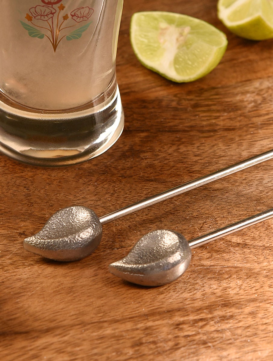 Unisex Stainless Steel And Aluminium Cocktail Stirrer