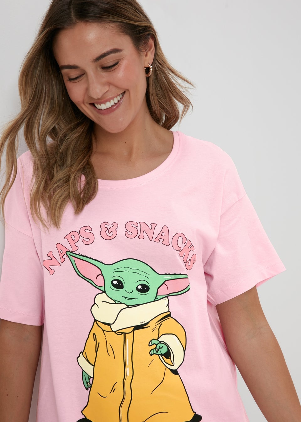 Pink Grogu Sleep T-Shirt
