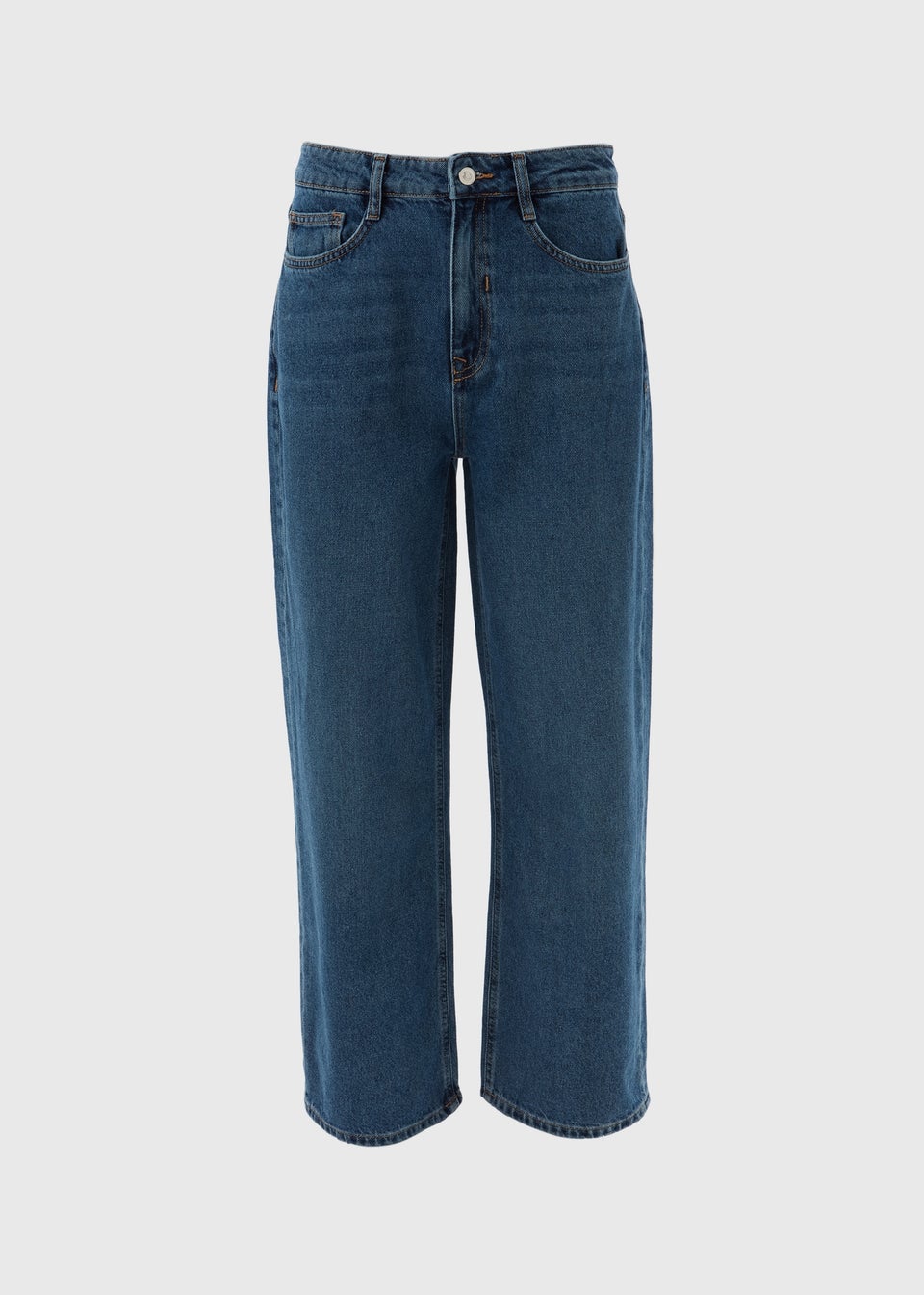 Mid Wash Wide Leg Jeans