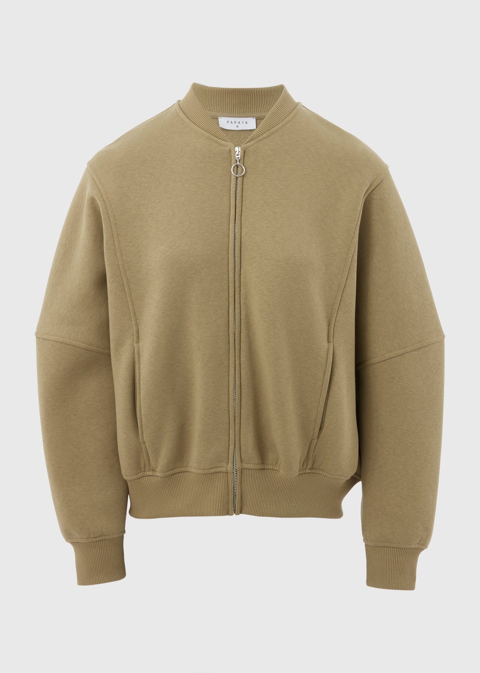 Green Sweat Bomber Jacket