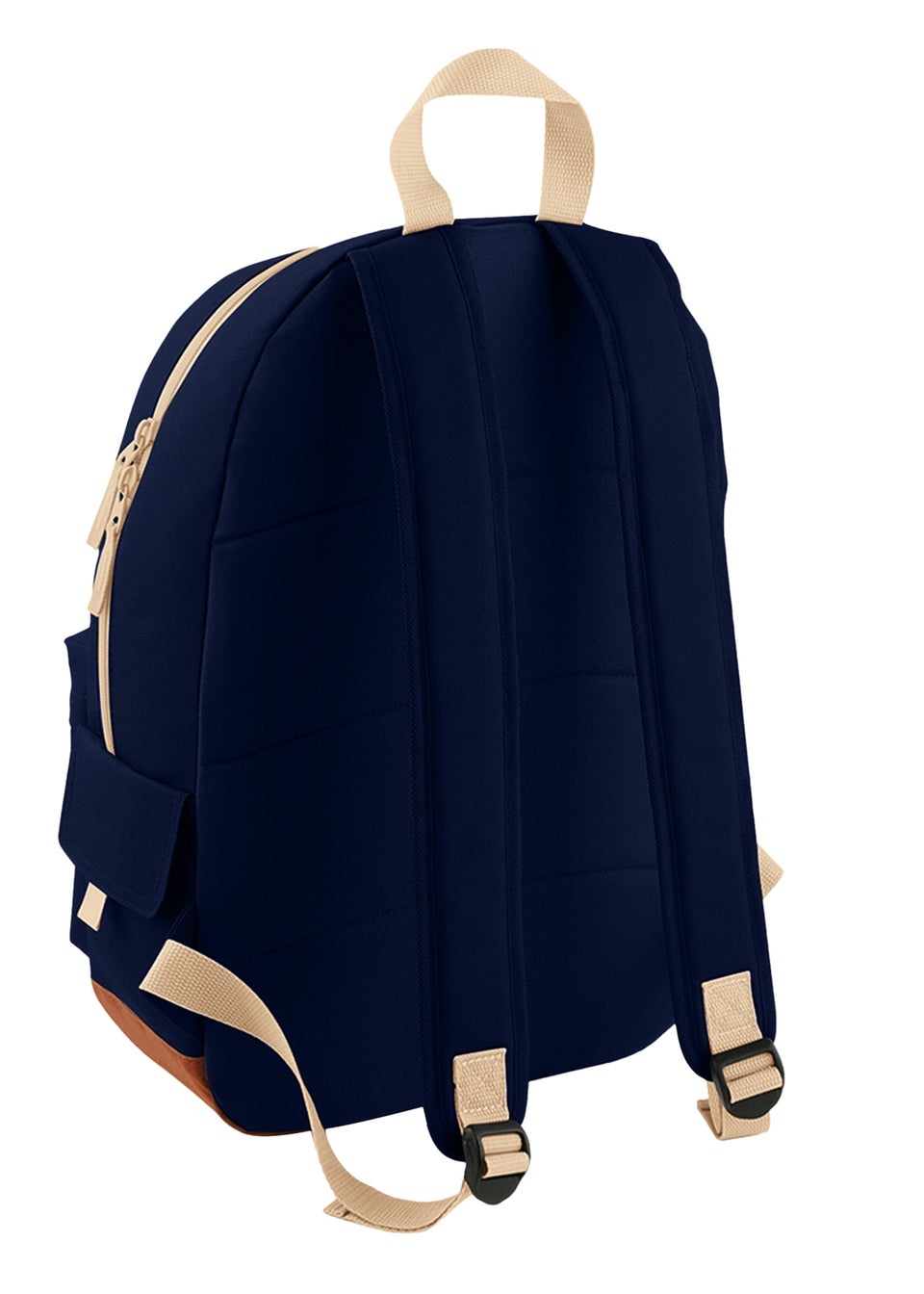 BagBase Navy Heritage Retro Backpack (18 Litres)