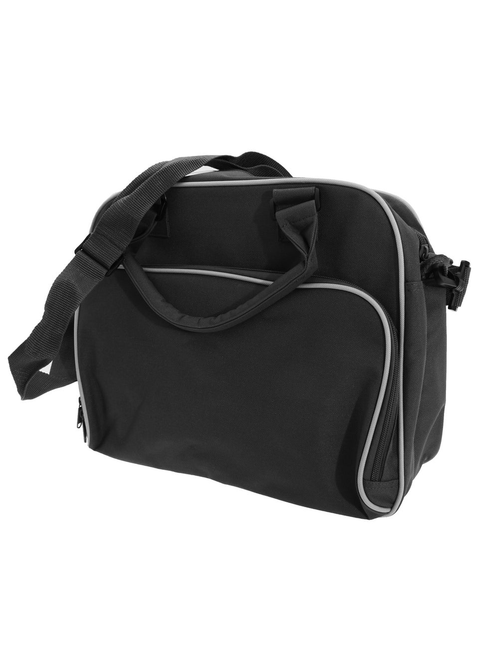 BagBase Kids Black Compact Dance Messenger Bag (15 Litres) (Pack of 2)