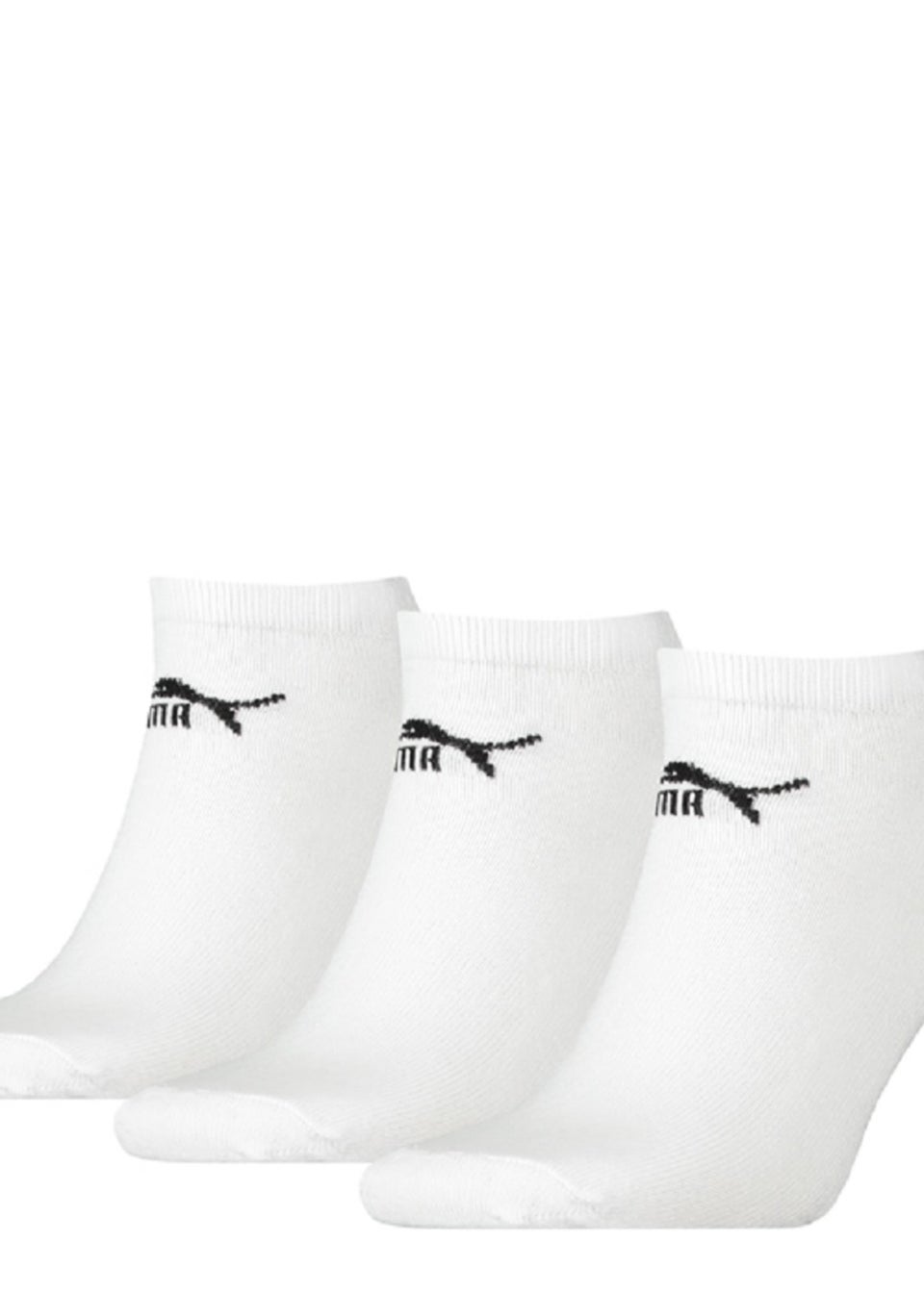 Puma White Trainer Socks (Pack of 3)