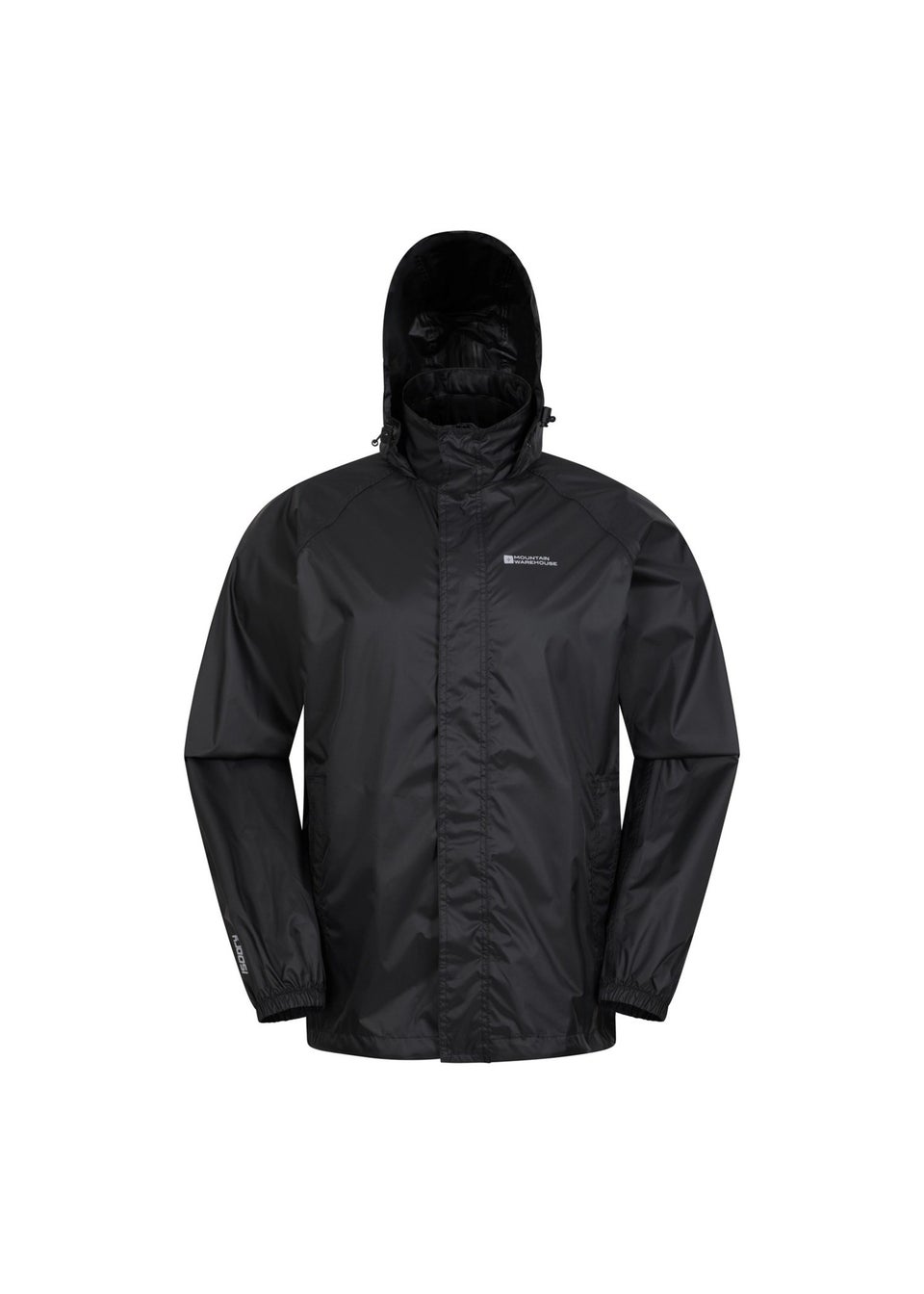 Mountain Warehouse Black Pakka II Waterproof Jacket