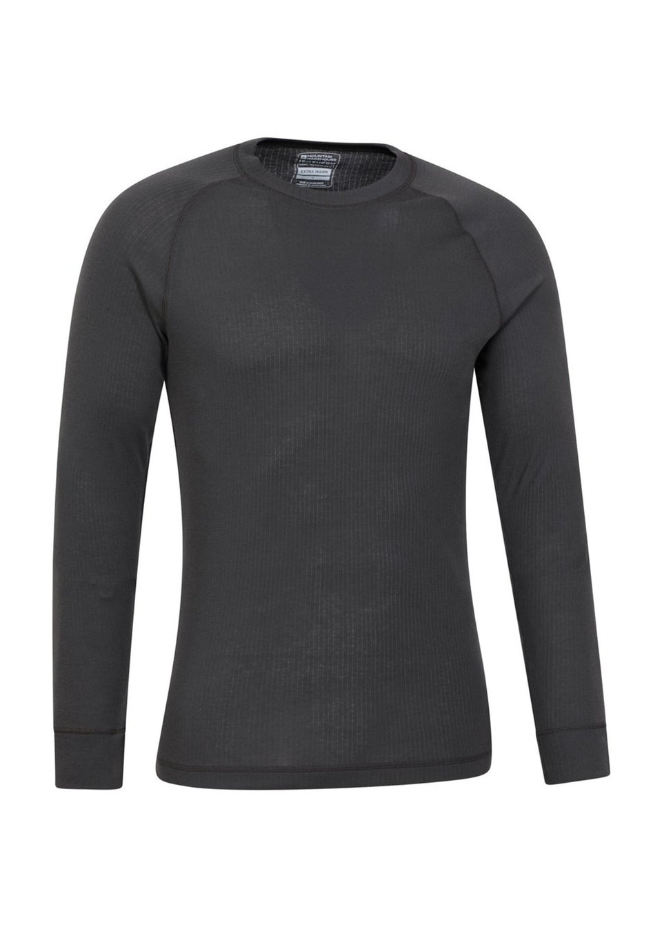 Mountain Warehouse Charcoal  Talus Round Neck Long-Sleeved Thermal Top