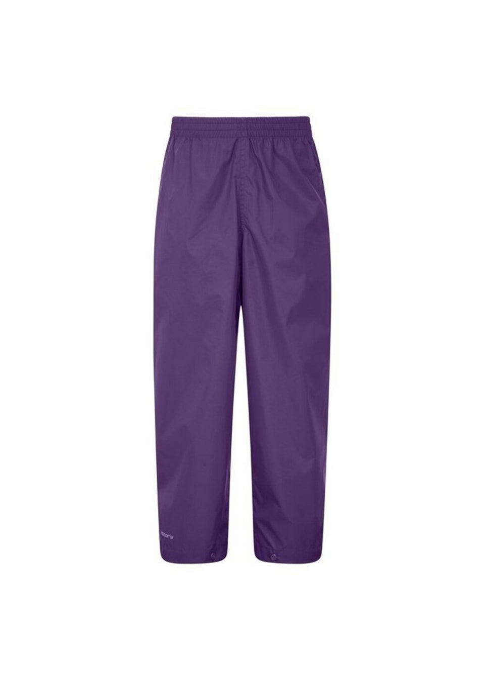 thumbnail interactive-video image 1 of Mountain Warehouse Gale Kids Waterproof Overtrousers - Children's Rain Pants, Elastic Waist, Lightweight 1 of 9
