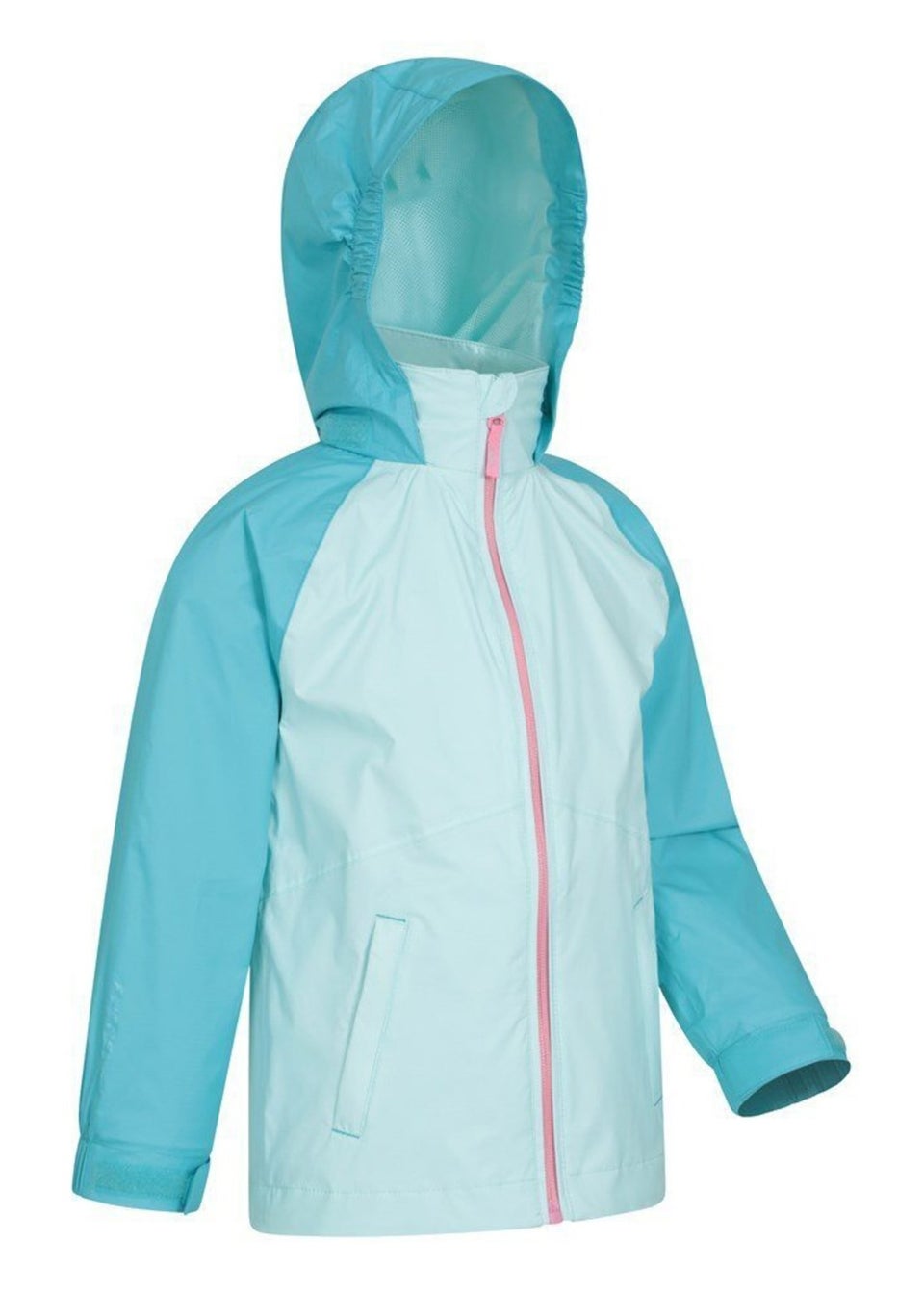 Mountain Warehouse Kids Pale Blue Torrent II Waterproof Jacket 2 13yrs Matalan
