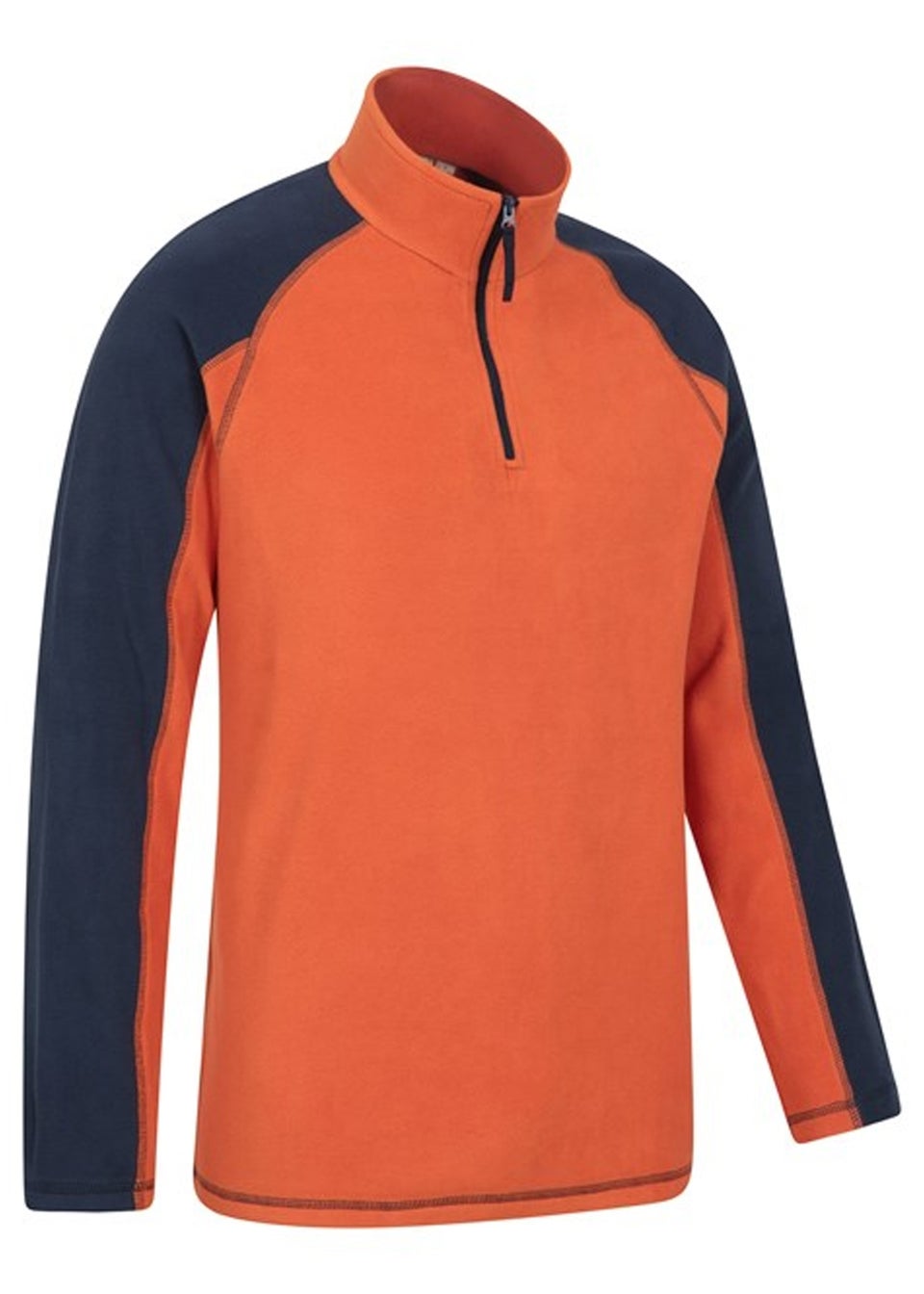 Mountain Warehouse Orange Ashbourne II Half Zip Fleece Top