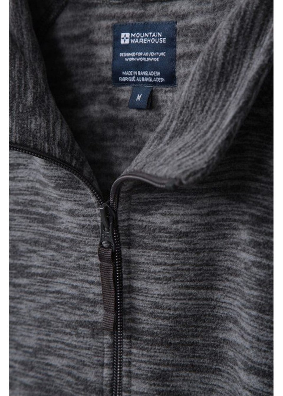 Mountain Warehouse Charcoal Snowdon Marl Fleece Jacket - Matalan