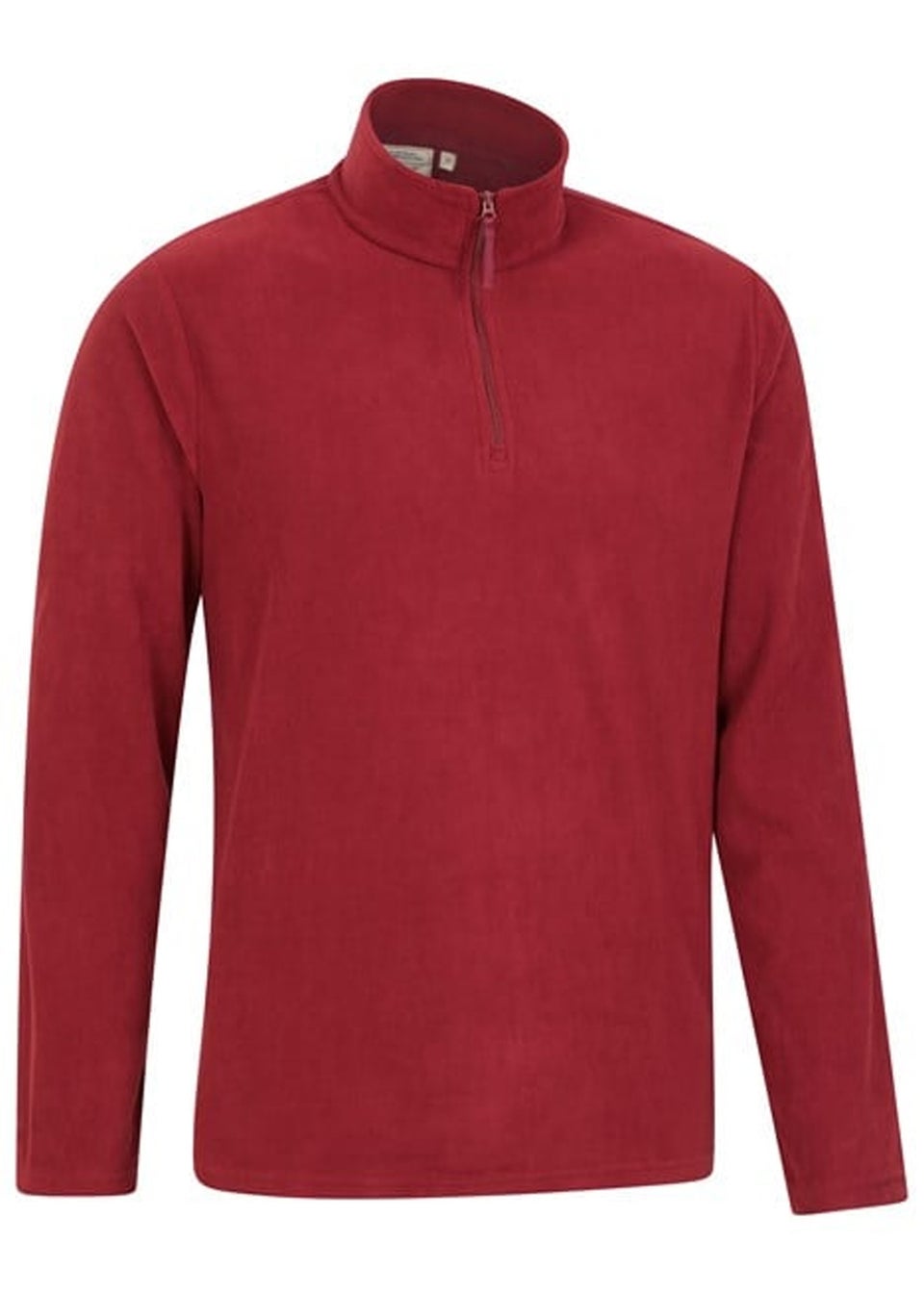 Mountain Warehouse Red  Camber II Camo Half Zip Fleece Top