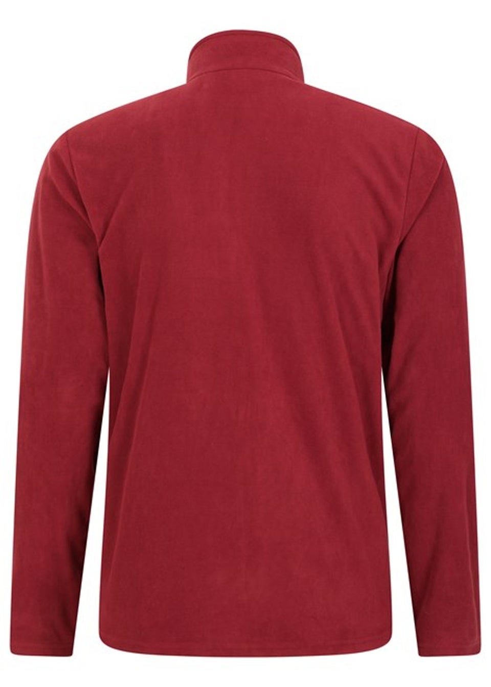 Mountain Warehouse Red  Camber II Camo Half Zip Fleece Top