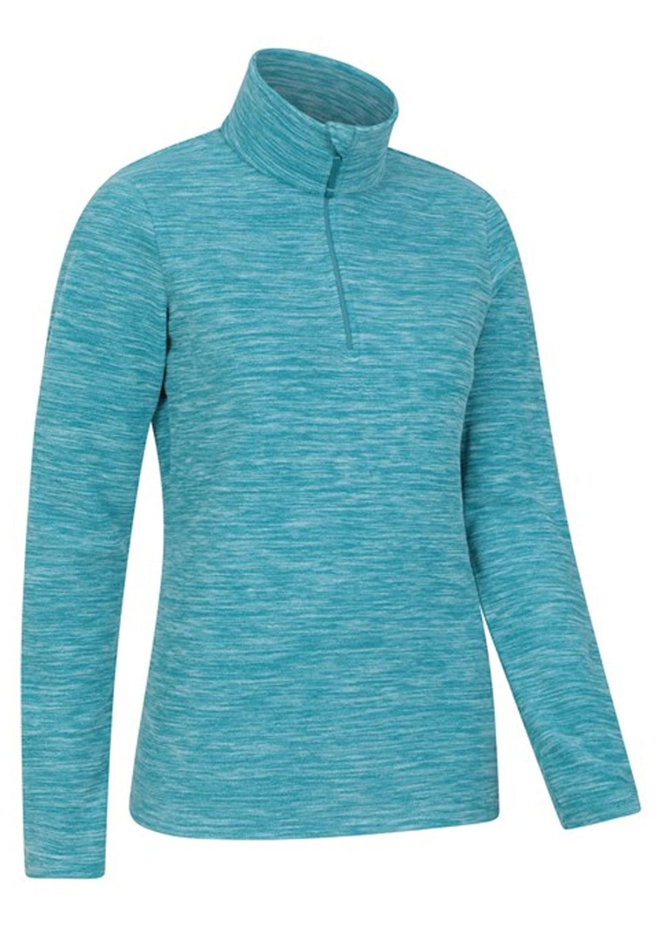 Mountain Warehouse Teal Snowdon Melange Fleece Top