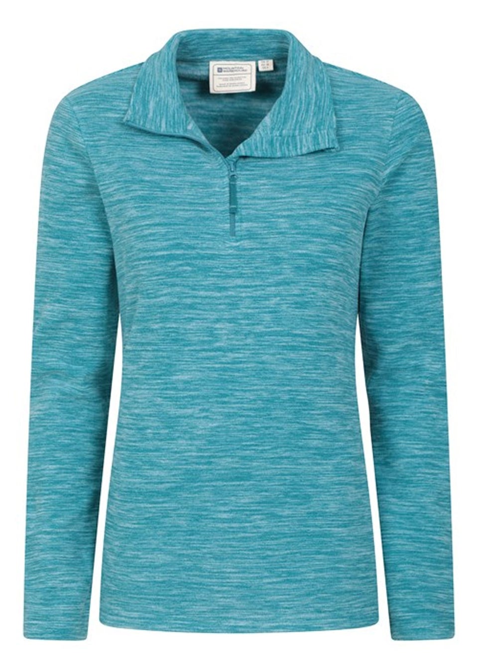 Mountain Warehouse Teal Snowdon Melange Fleece Top