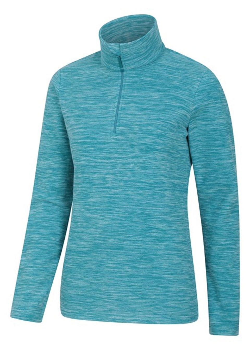 Mountain Warehouse Teal Snowdon Melange Fleece Top