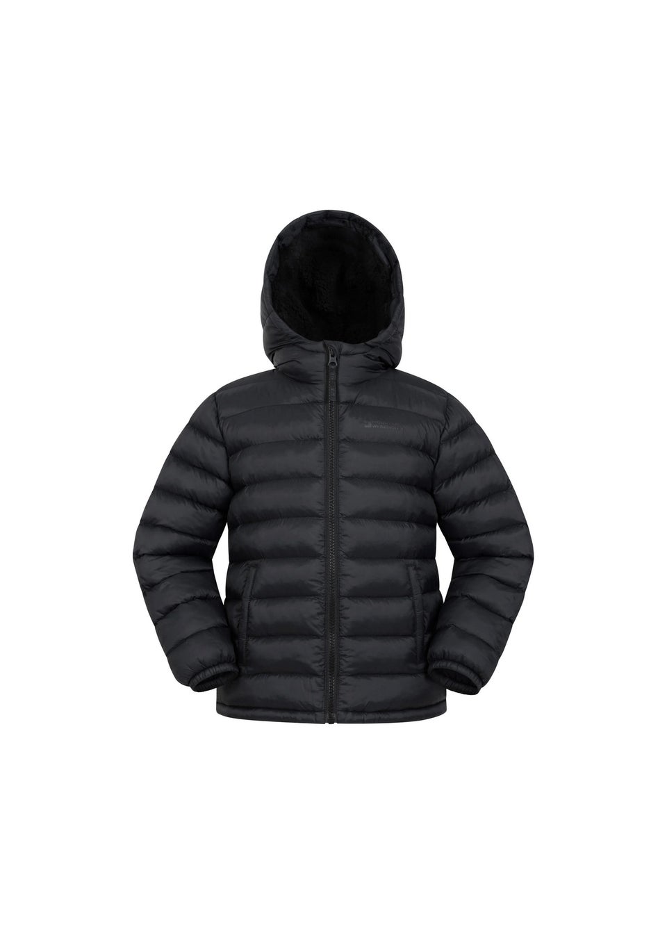 Mountain Warehouse Kids Black  Seasons Faux Fur Lined Padded Jacket  (3-13yrs)