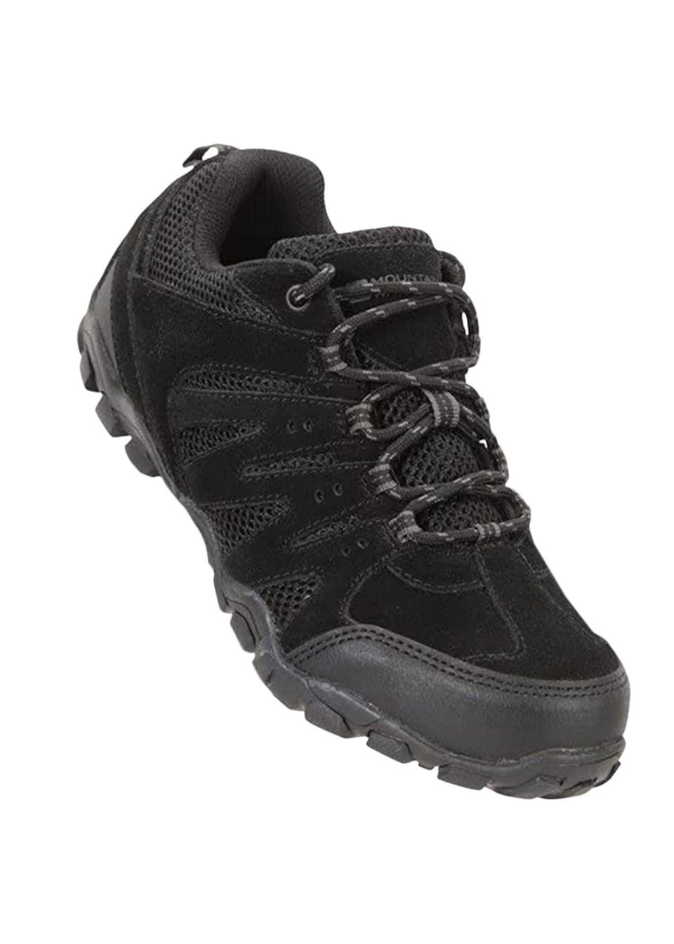 Mountain Warehouse Black Suede Outdoor Walking Shoes
