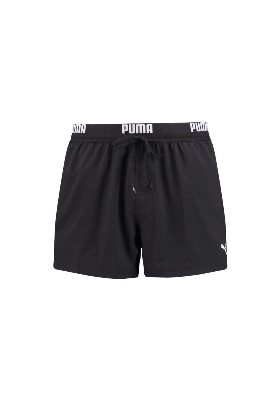 Puma Black  Repeat Logo Swimming Shorts