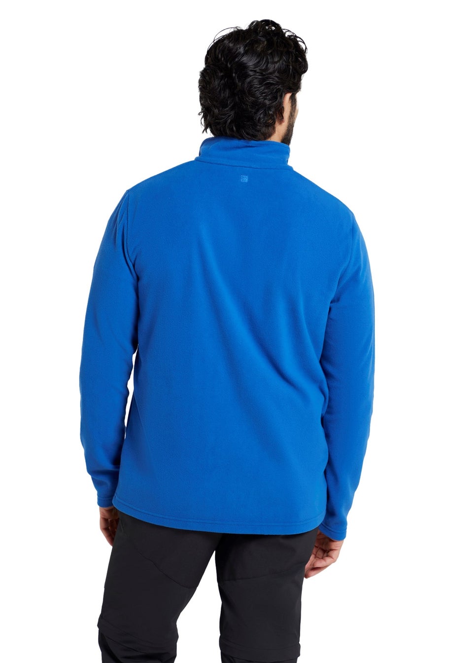 Mountain Warehouse Blue Camber II Half Zip Fleece Top