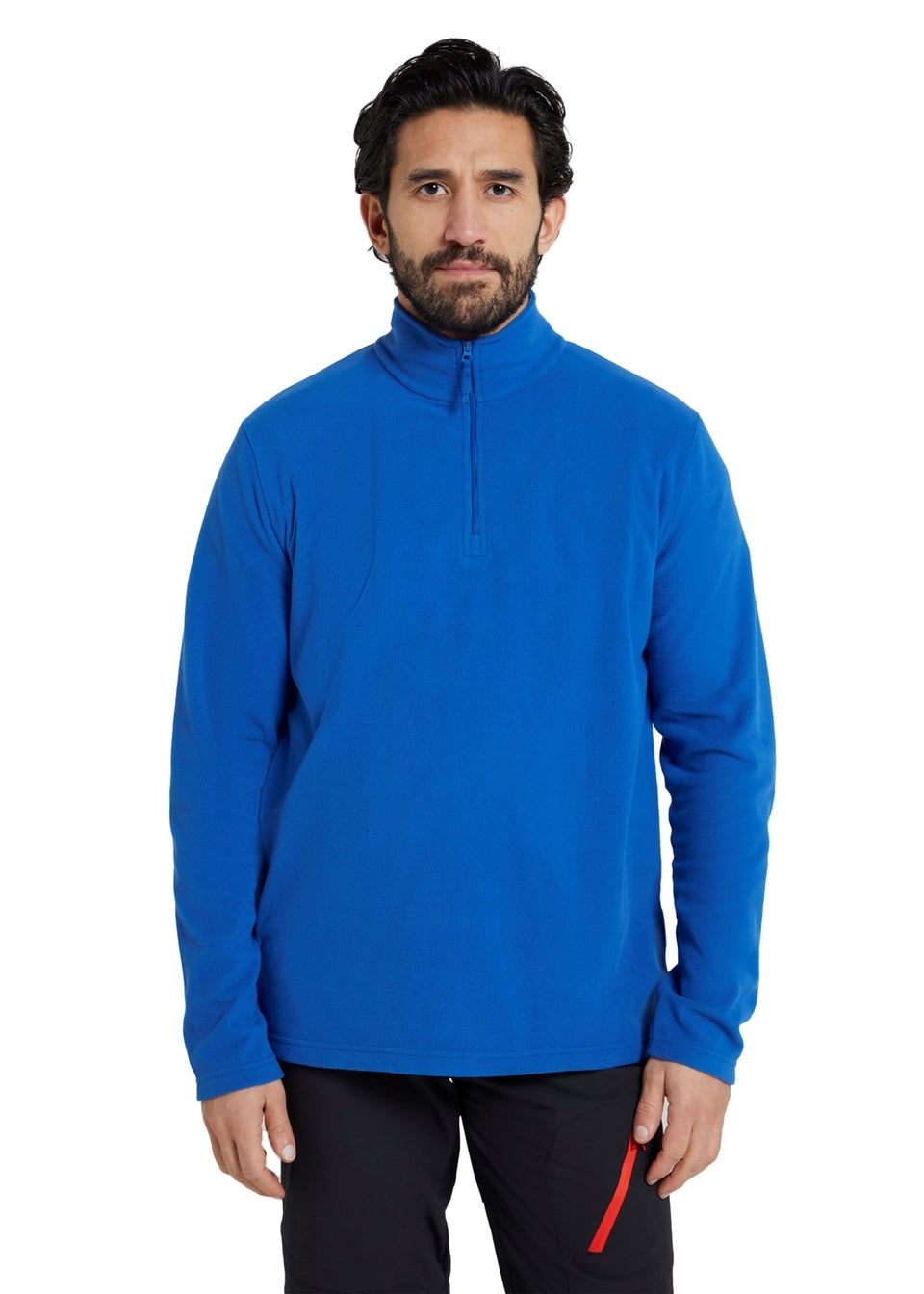 Mountain Warehouse Blue Camber II Half Zip Fleece Top