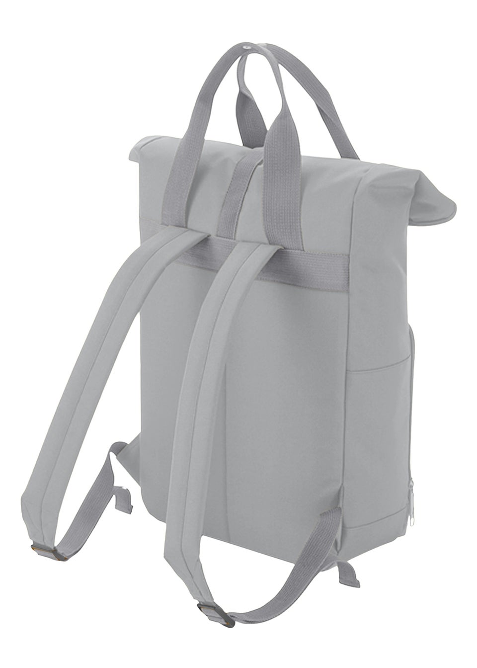 Bagbase Light Grey Twin Handle Roll-Top Backpack