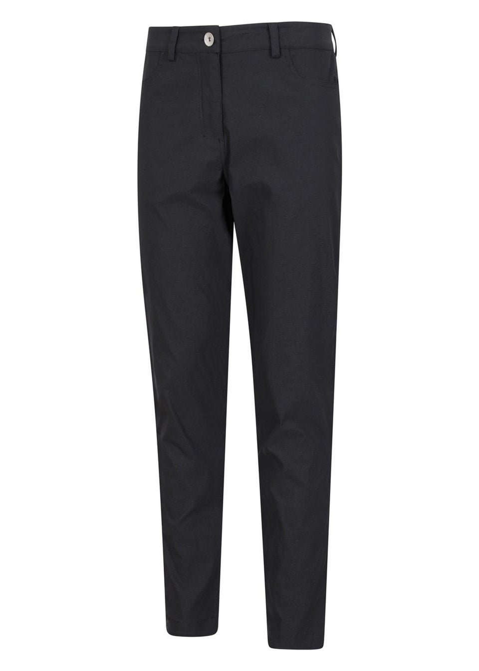 Mountain Warehouse Black Stride Lightweight Fitted Trousers