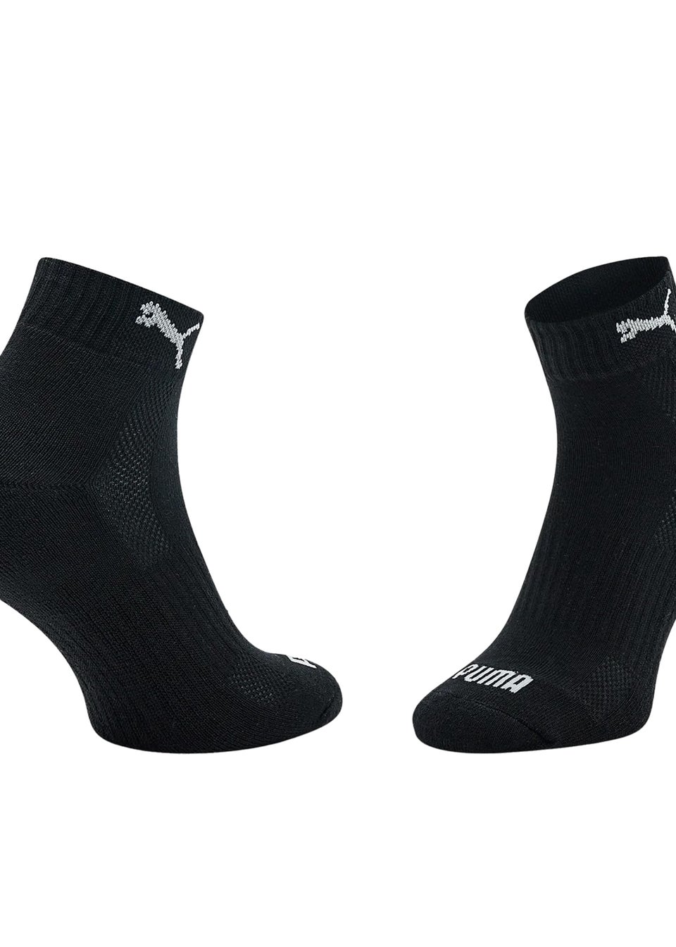 Puma Black/White Cushioned Ankle Socks (Pack of 3)