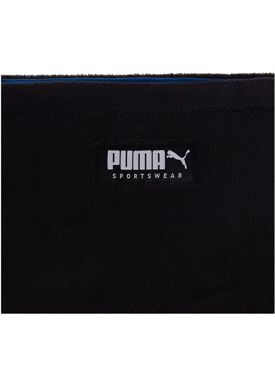 Puma Black/Blue Fleece Reversible Neck Warmer