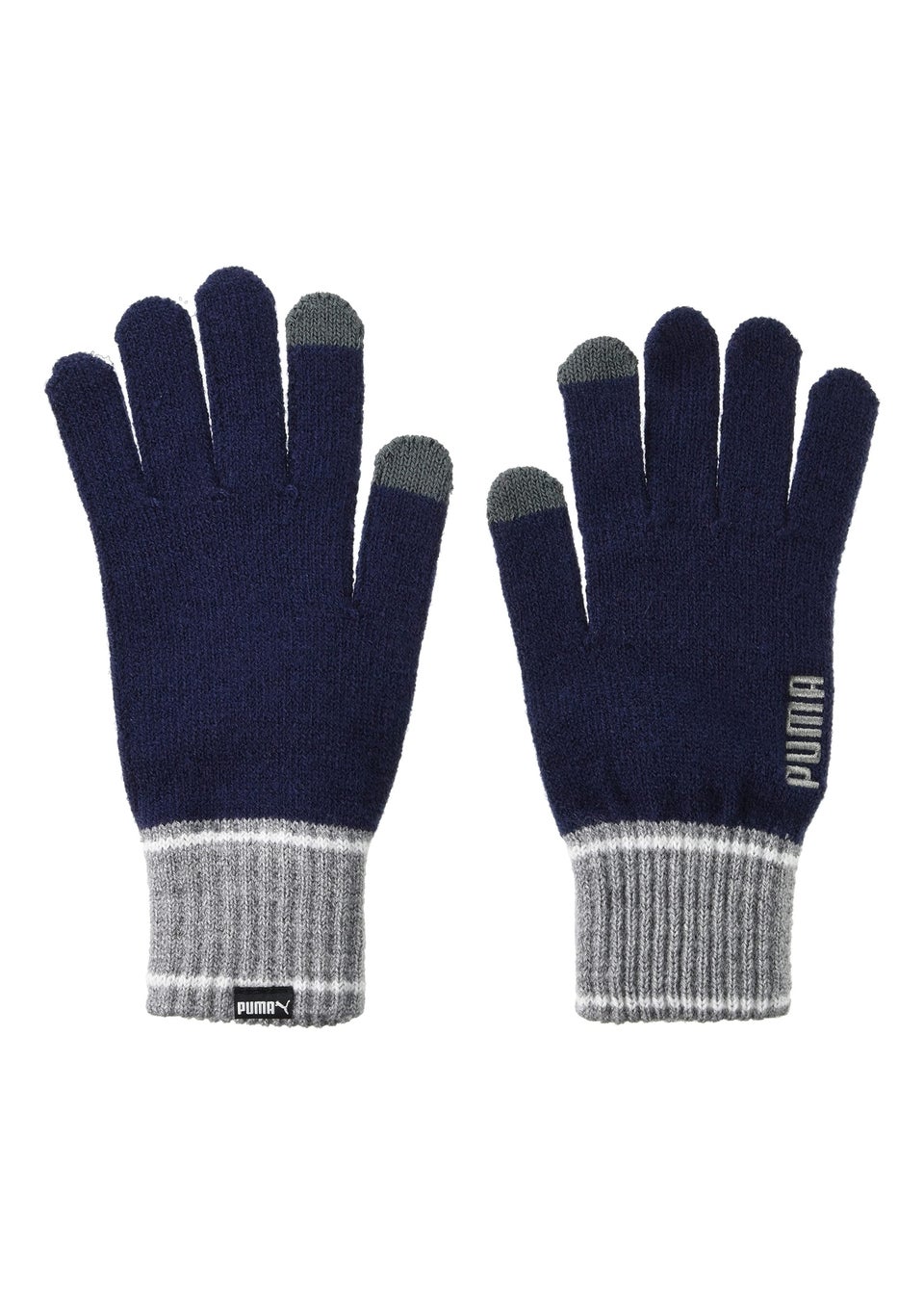 Puma Navy Knitted Winter Gloves