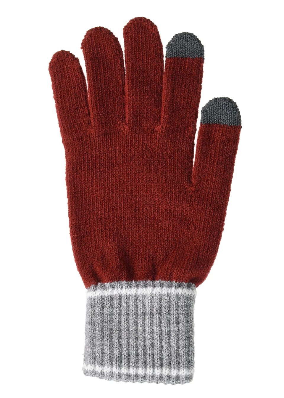 Puma Red Knitted Winter Gloves