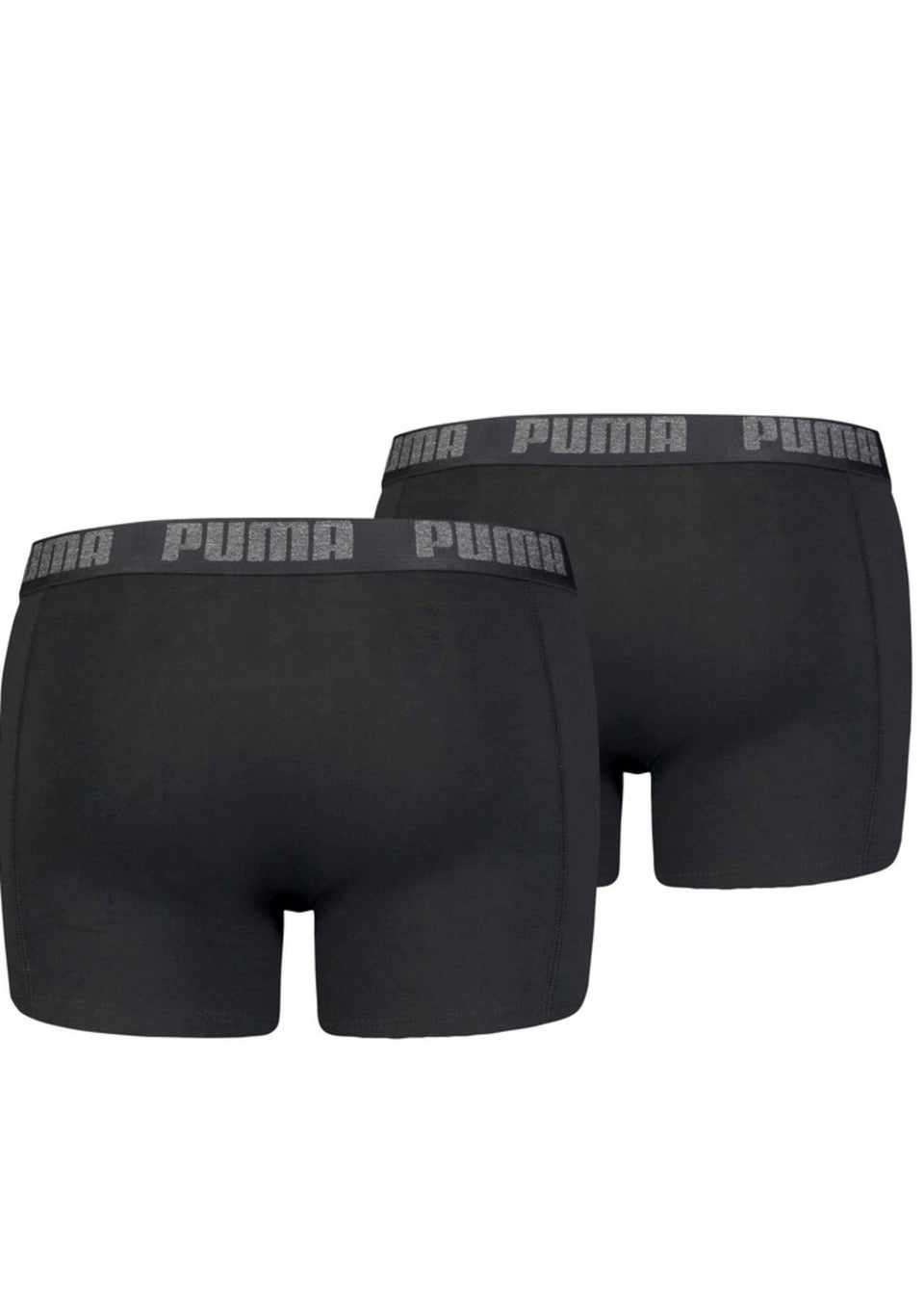 Puma Black Basic Boxer Shorts (Pack of 2)