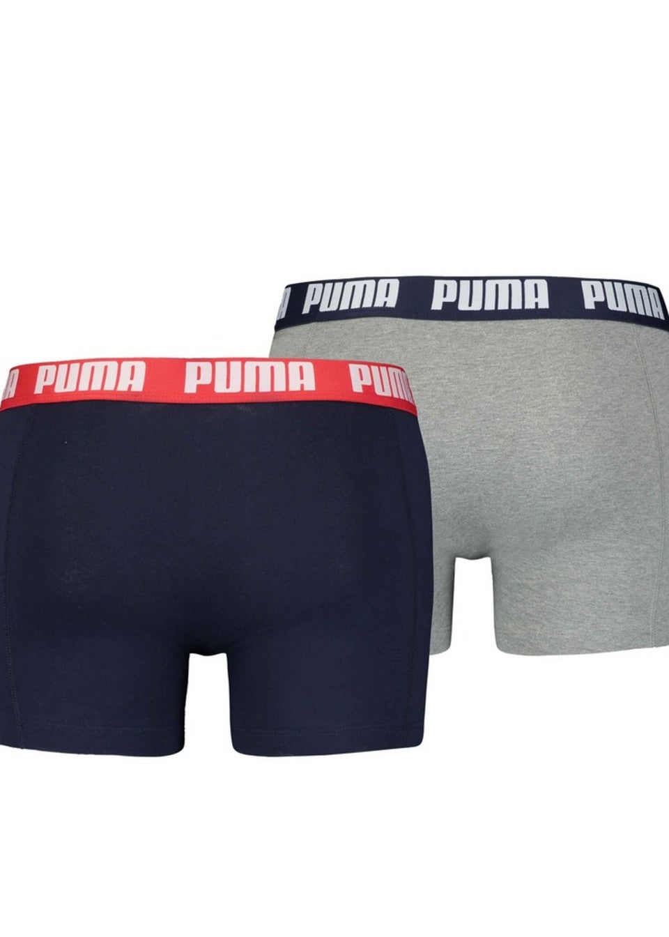 Puma Grey/Navy Basic Boxer Shorts (Pack of 2)
