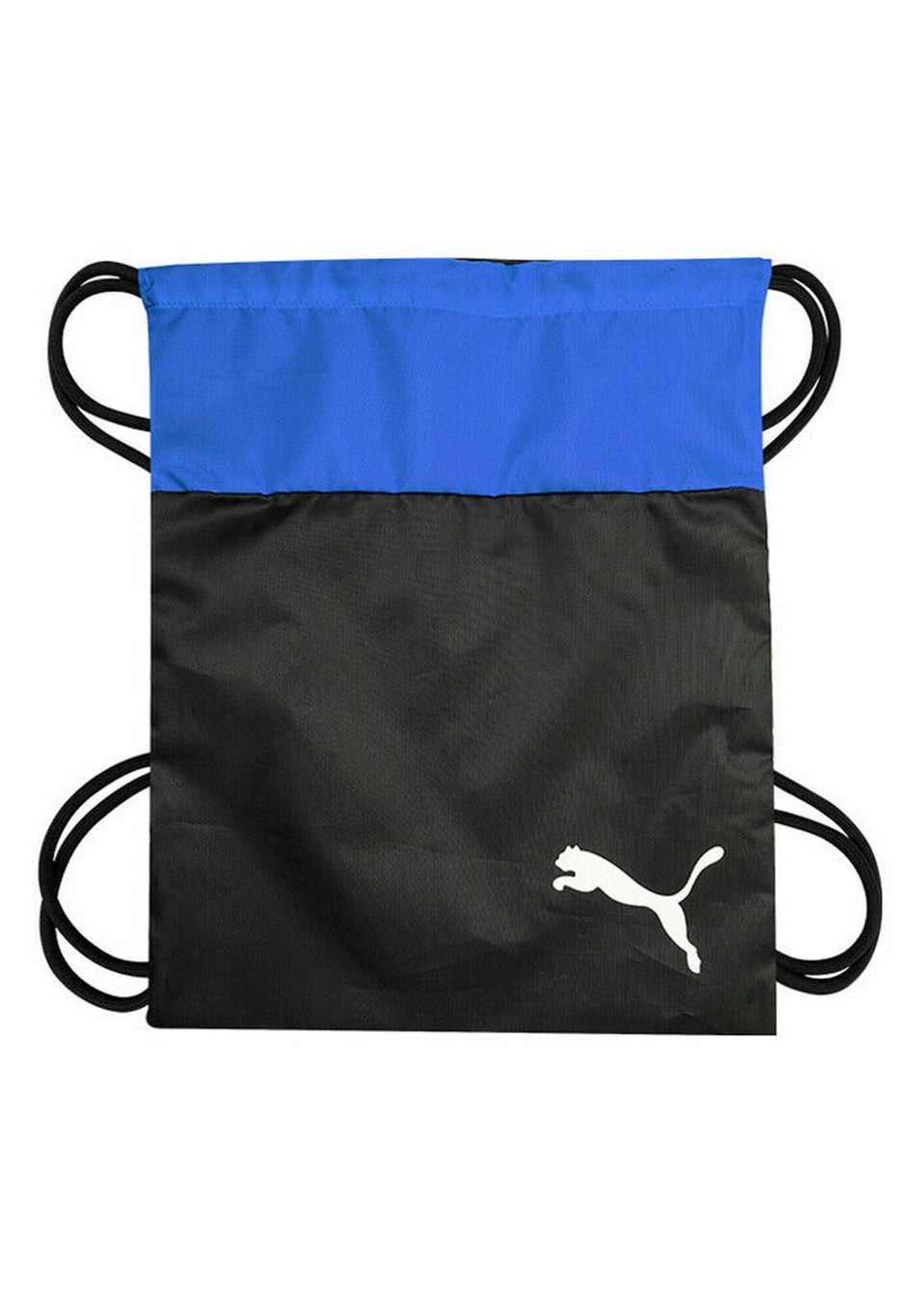Puma Black/Blue Team Goal 23 Drawstring Bag