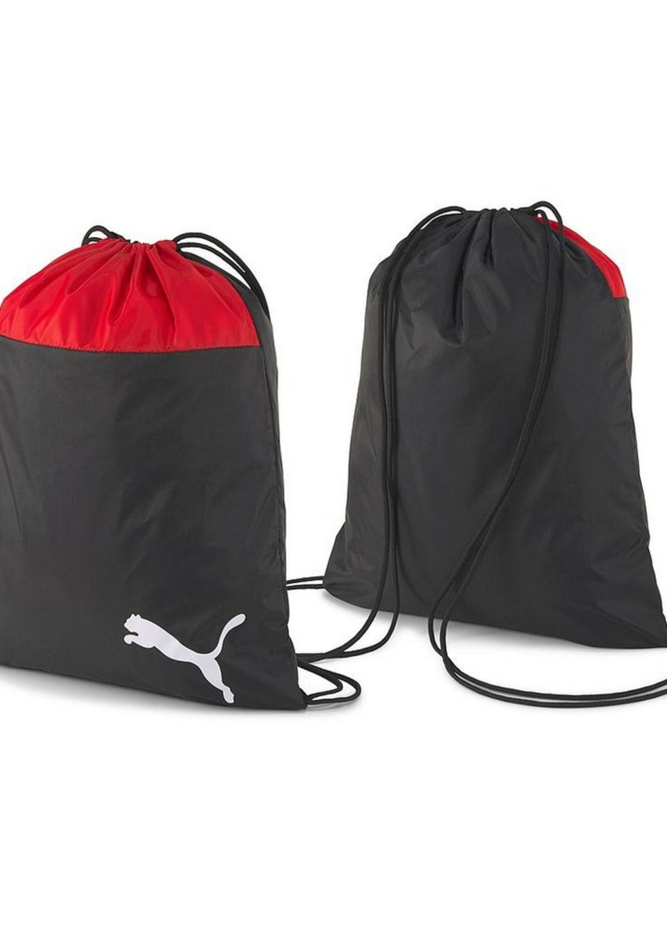 Puma Black/Red Team Goal 23 Drawstring Bag