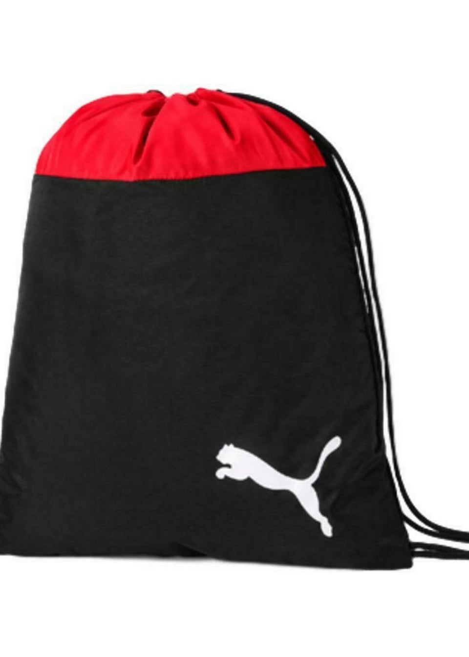 Puma Black/Red Team Goal 23 Drawstring Bag