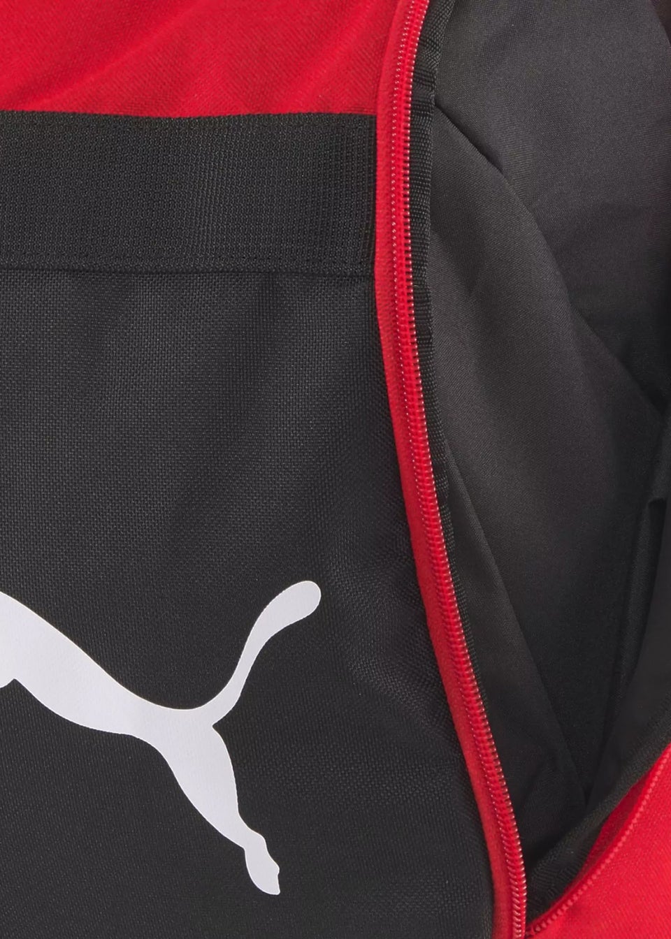 Puma Black/Red Team Goal 23 Duffle Bag (54L)