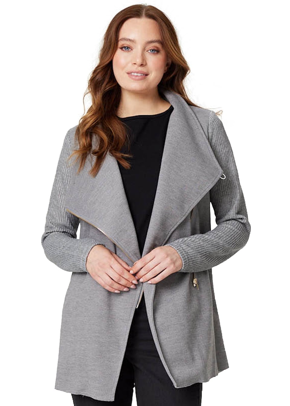 Grey coat matalan sale