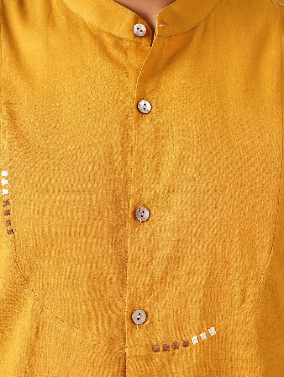Mustard yellow colour shirt clearance