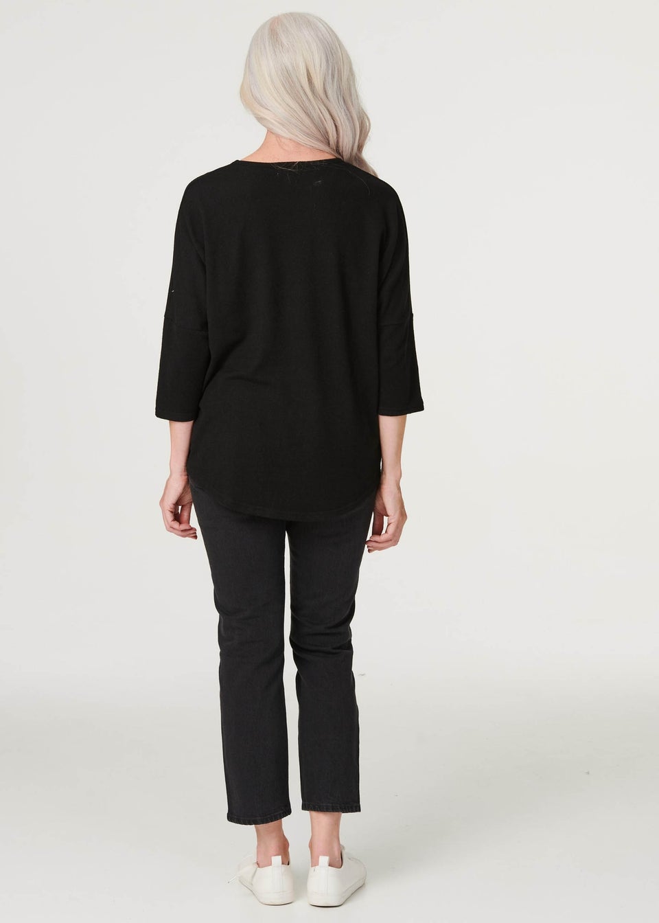Izabel London Black Embellished Top