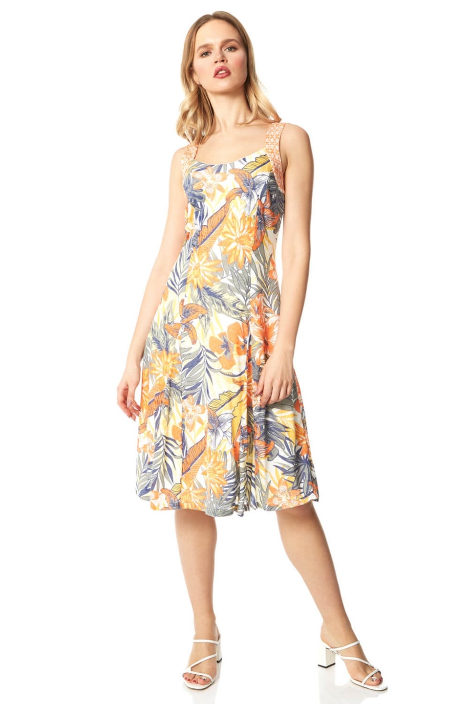Fit and flare store dress size 14