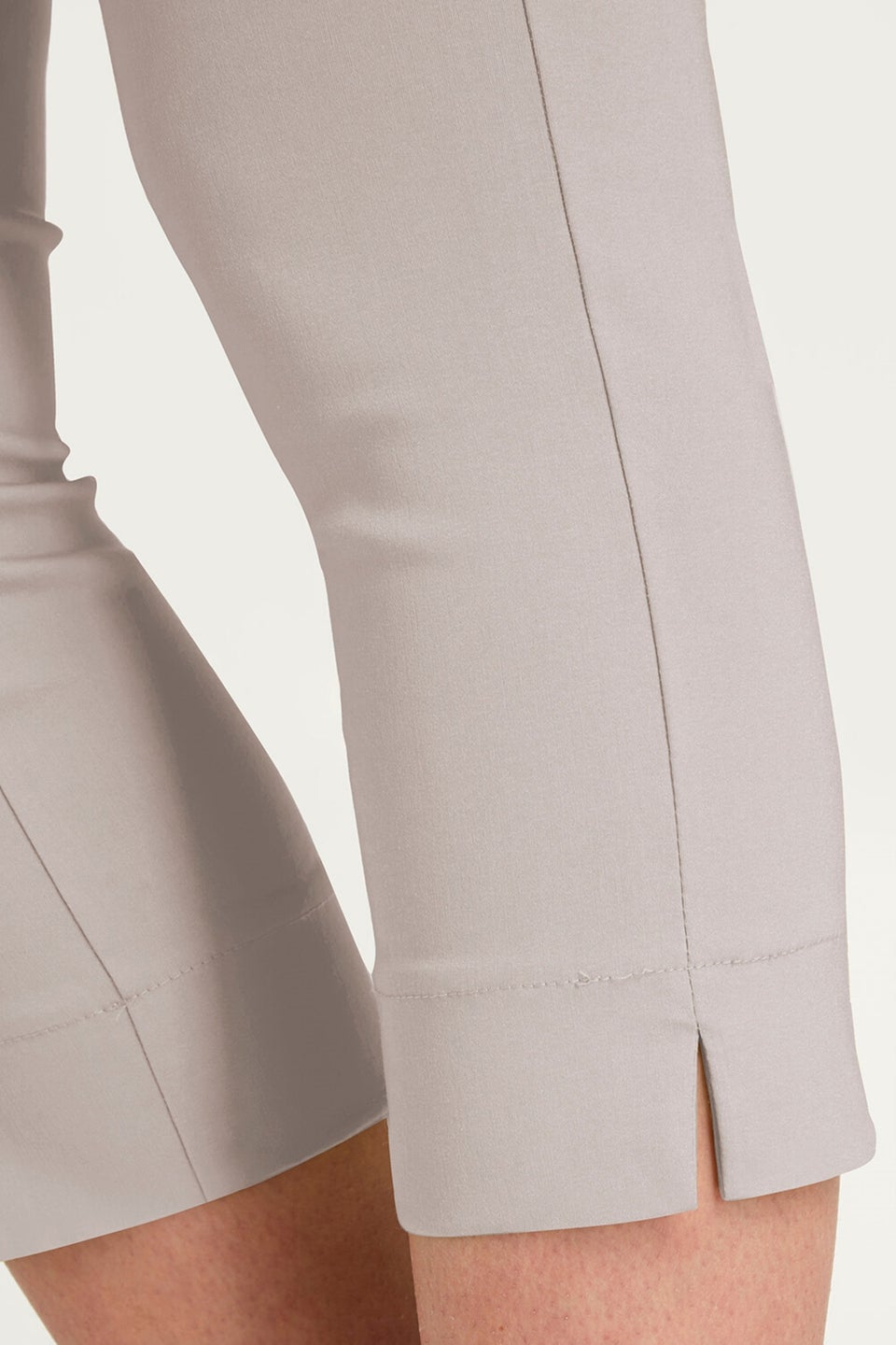 Roman Taupe Cropped Stretch Trouser Capri Summer Leggings 3/4 Pedal Pushers