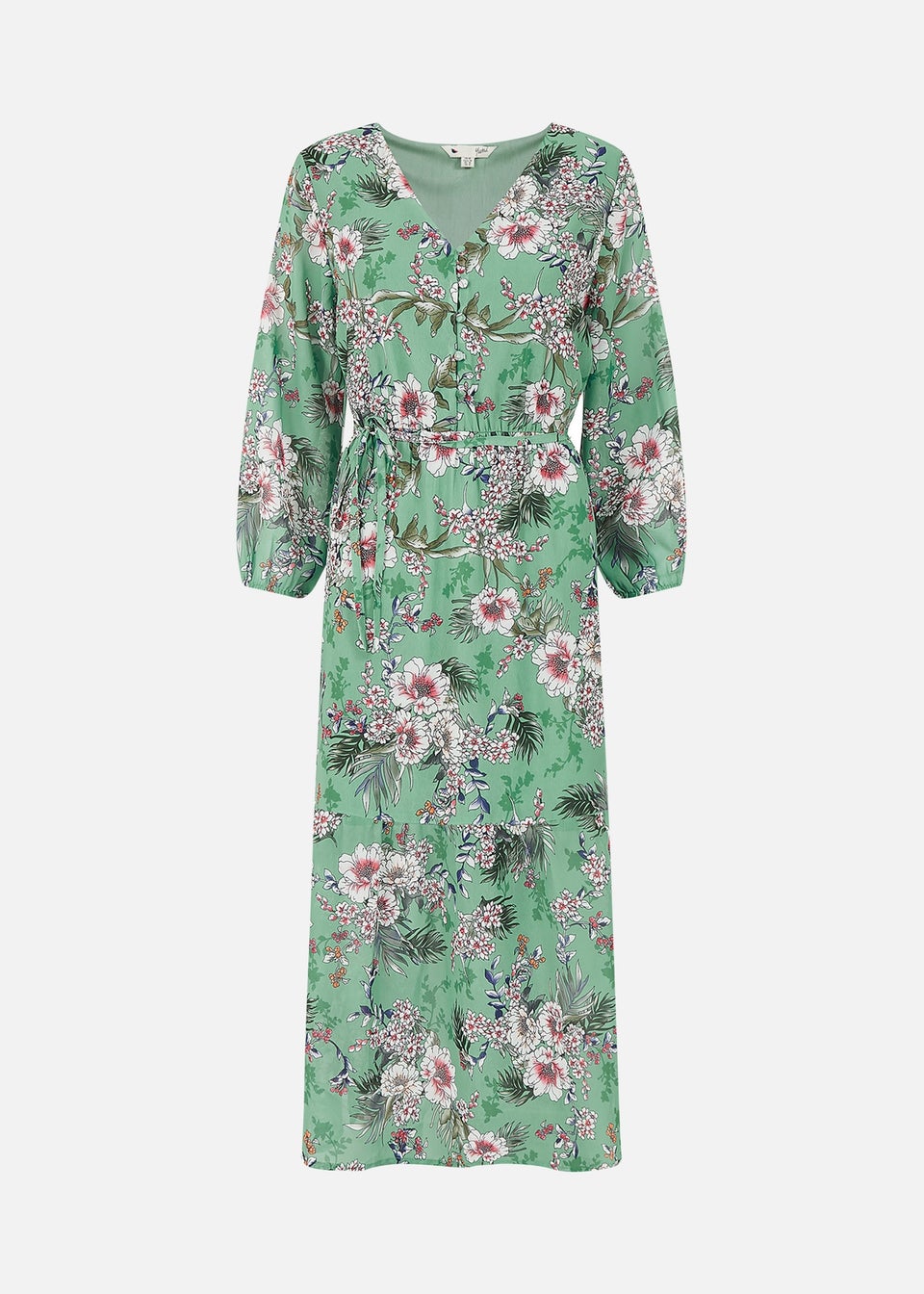 Yumi tropical mirror dress top
