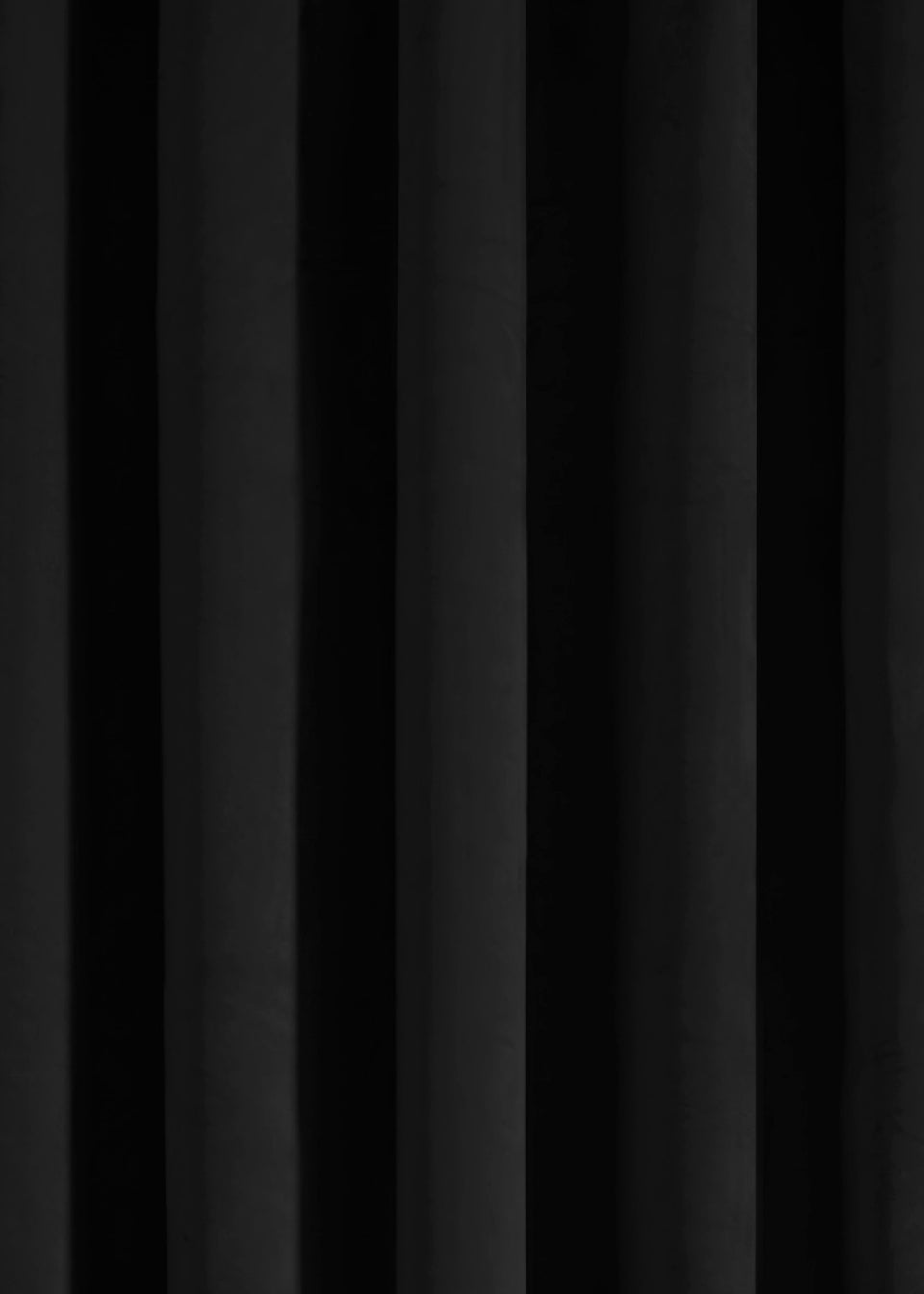 Laurence Llewelyn-Bowen Montrose Velvet Blackout Black Eyelet Single Panel Door Curtain