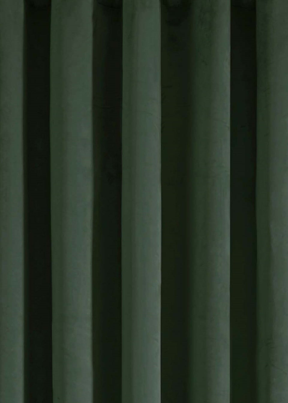 Laurence Llewelyn-Bowen Montrose Velvet Blackout Green Eyelet Single Panel Door Curtain