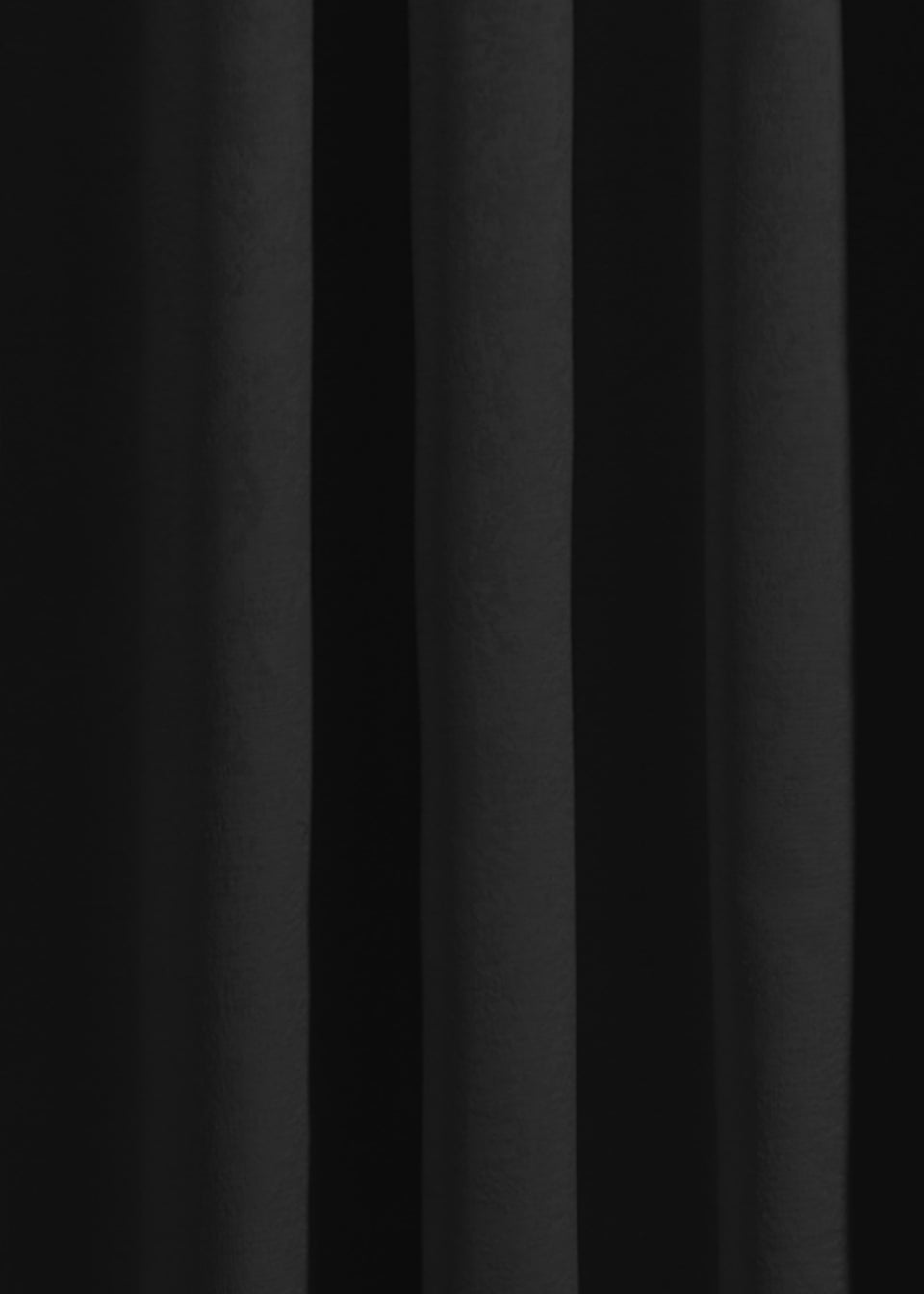 Fusion Strata Dimout Black Eyelet Single Panel Door Curtain