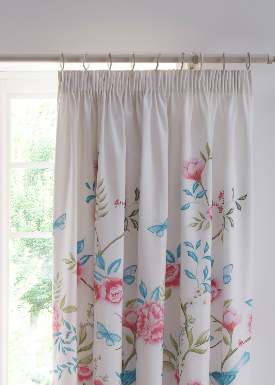 Dreams & Drapes Design Amelle Pencil Pleat Curtains With Tie-Backs