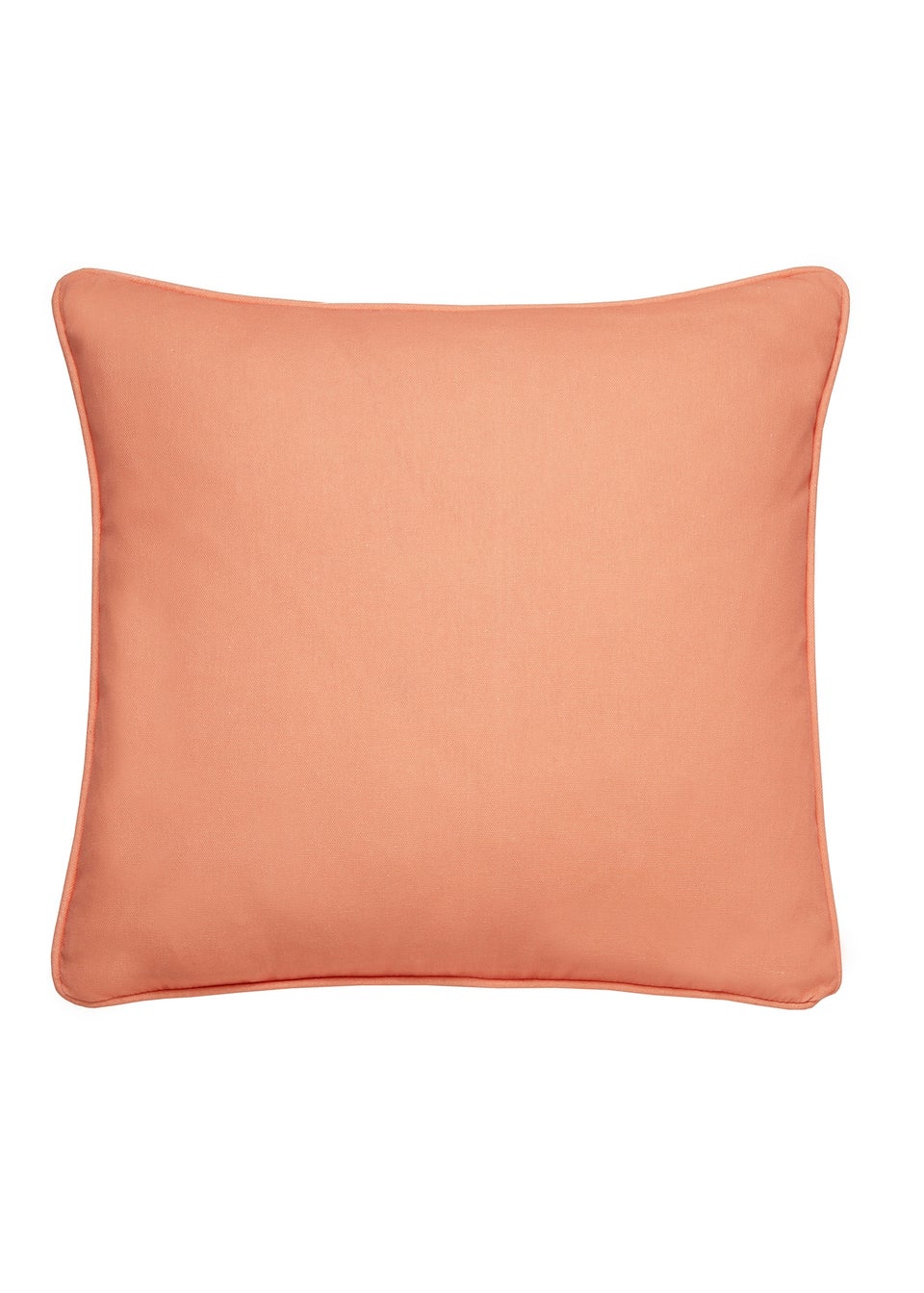 Fusion Plain Dye Orange Filled Cushion (43cm x 43cm)