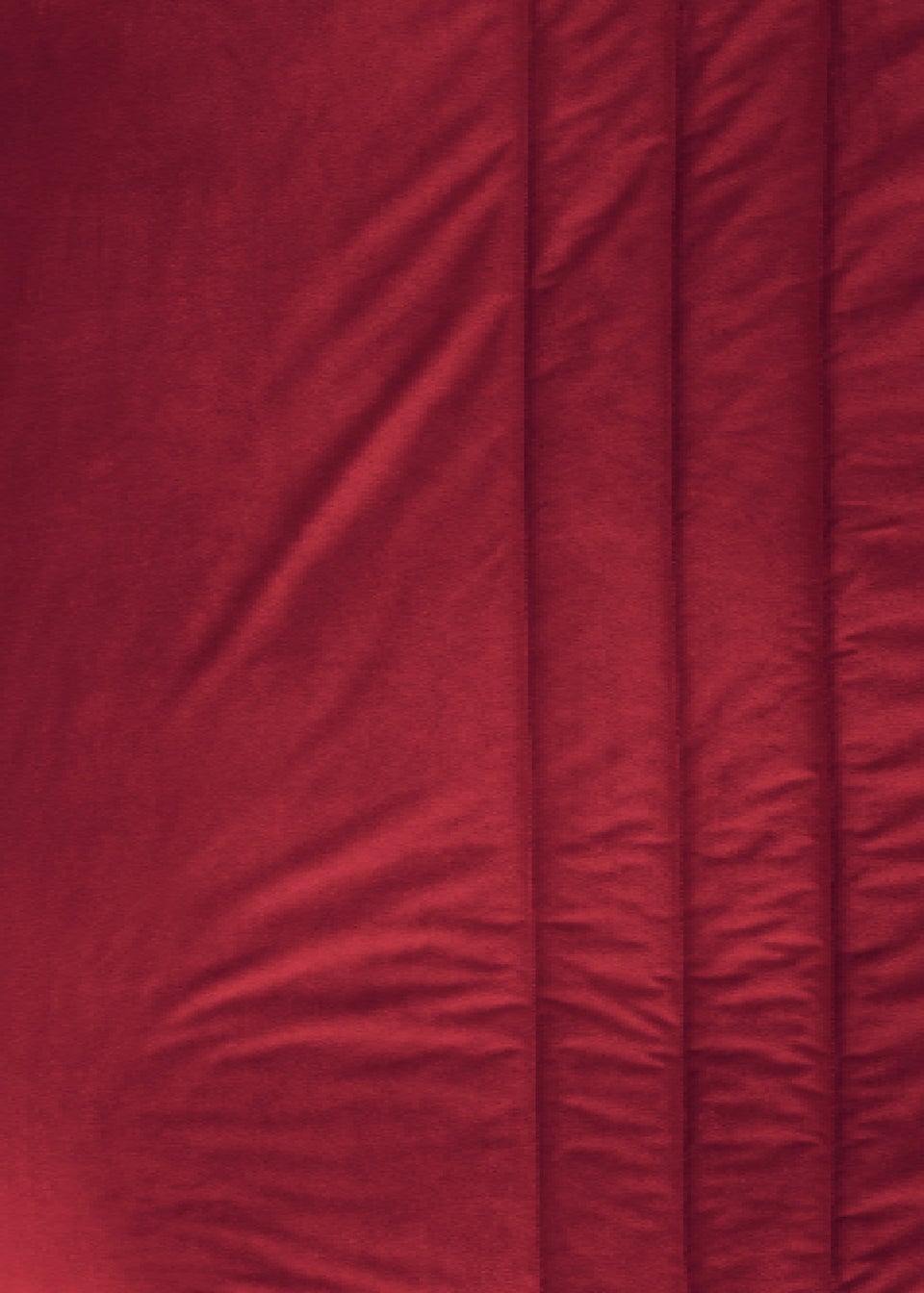 Laurence Llewelyn-Bowen Chic Velvet Red Bedspread