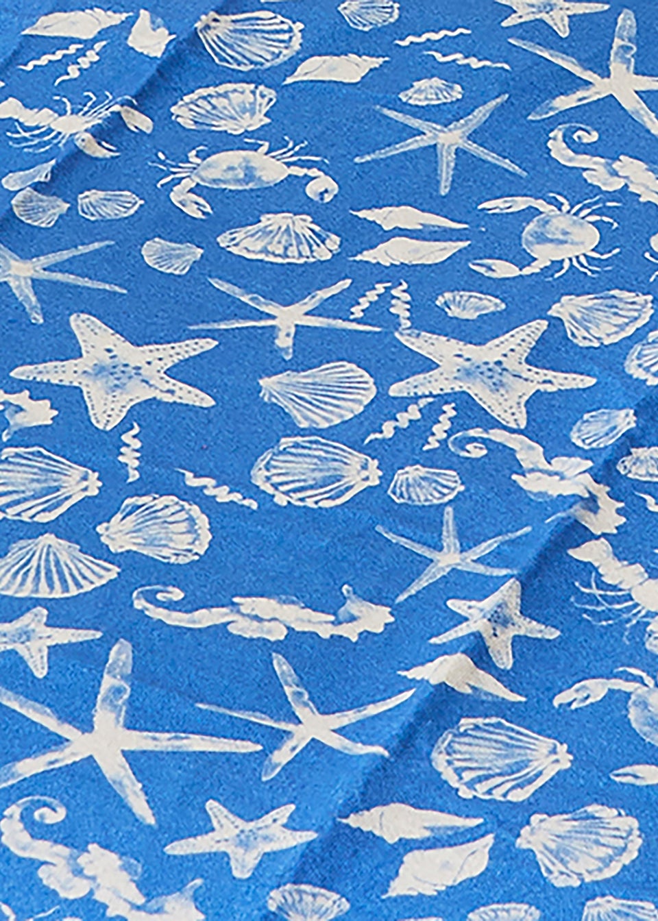 Fusion Coastal Bay Blue Picnic Blanket Matalan