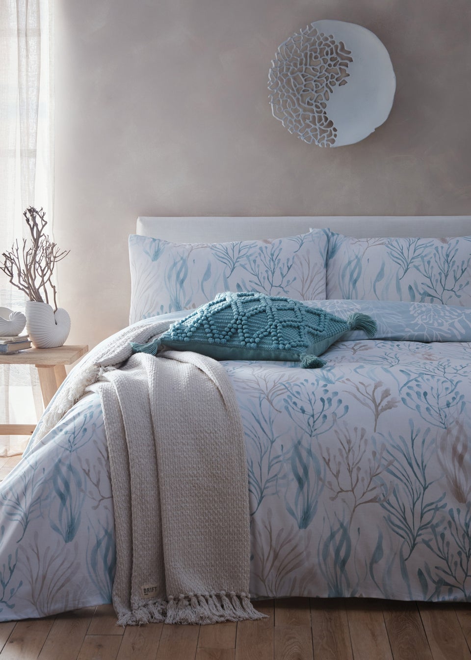 Drift Home Cora Blue Duvet Cover Set