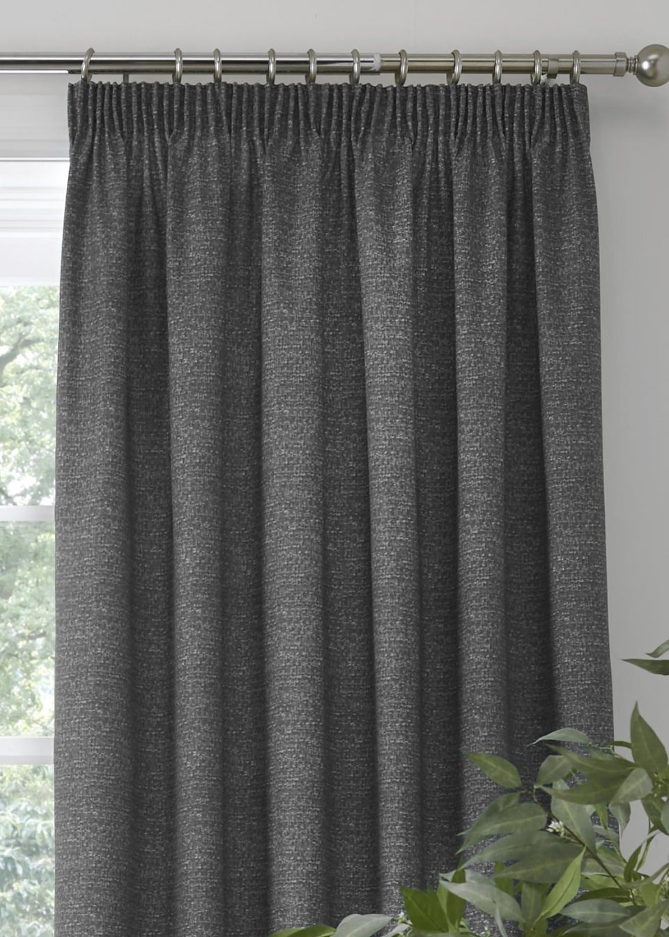 Dreams & Drapes Pembrey Pencil Pleat Curtains With Tie-Backs